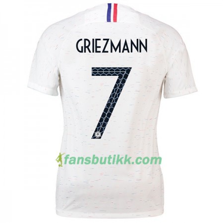 Fotball-VM 2018 Frankrike drakt Griezmann 7 Dame Bortetrøye